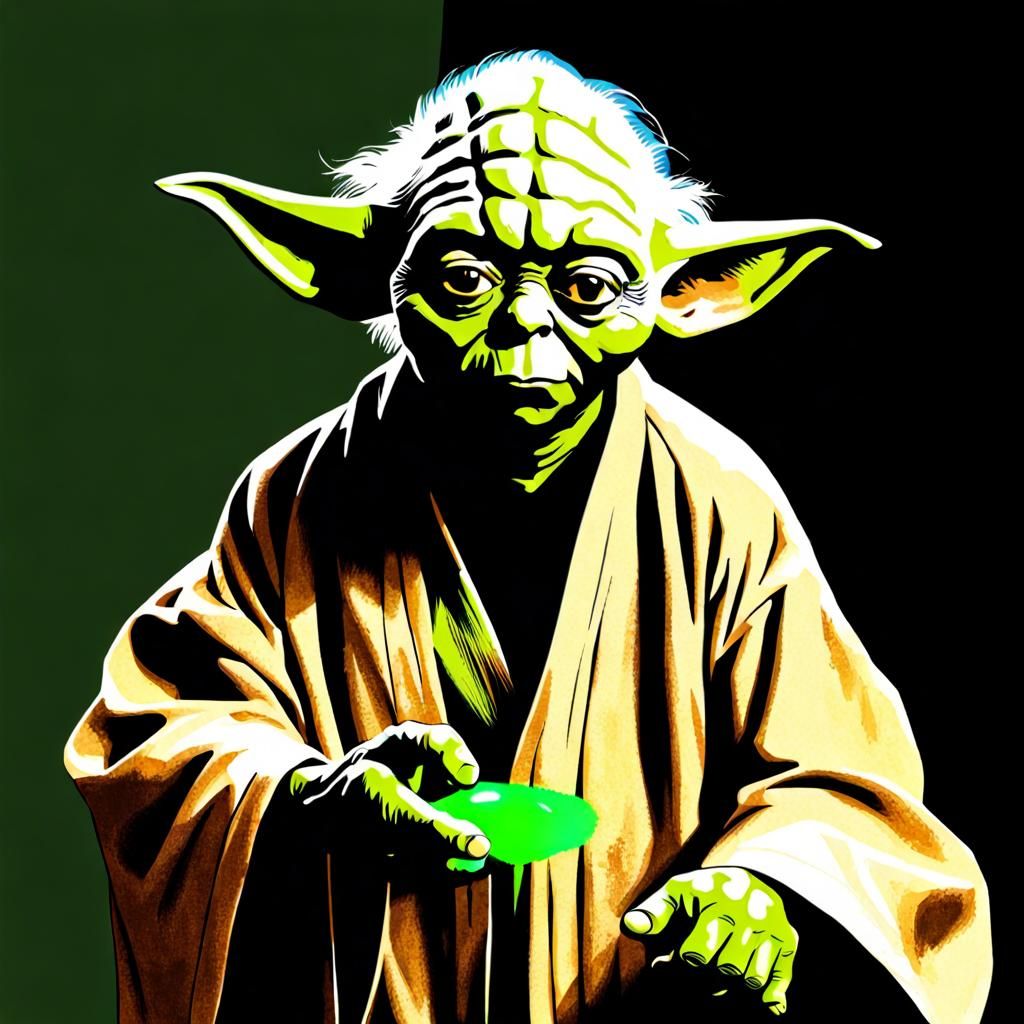 Steve Buscemi as Yoda AI Generated Artwork NightCafe Creator