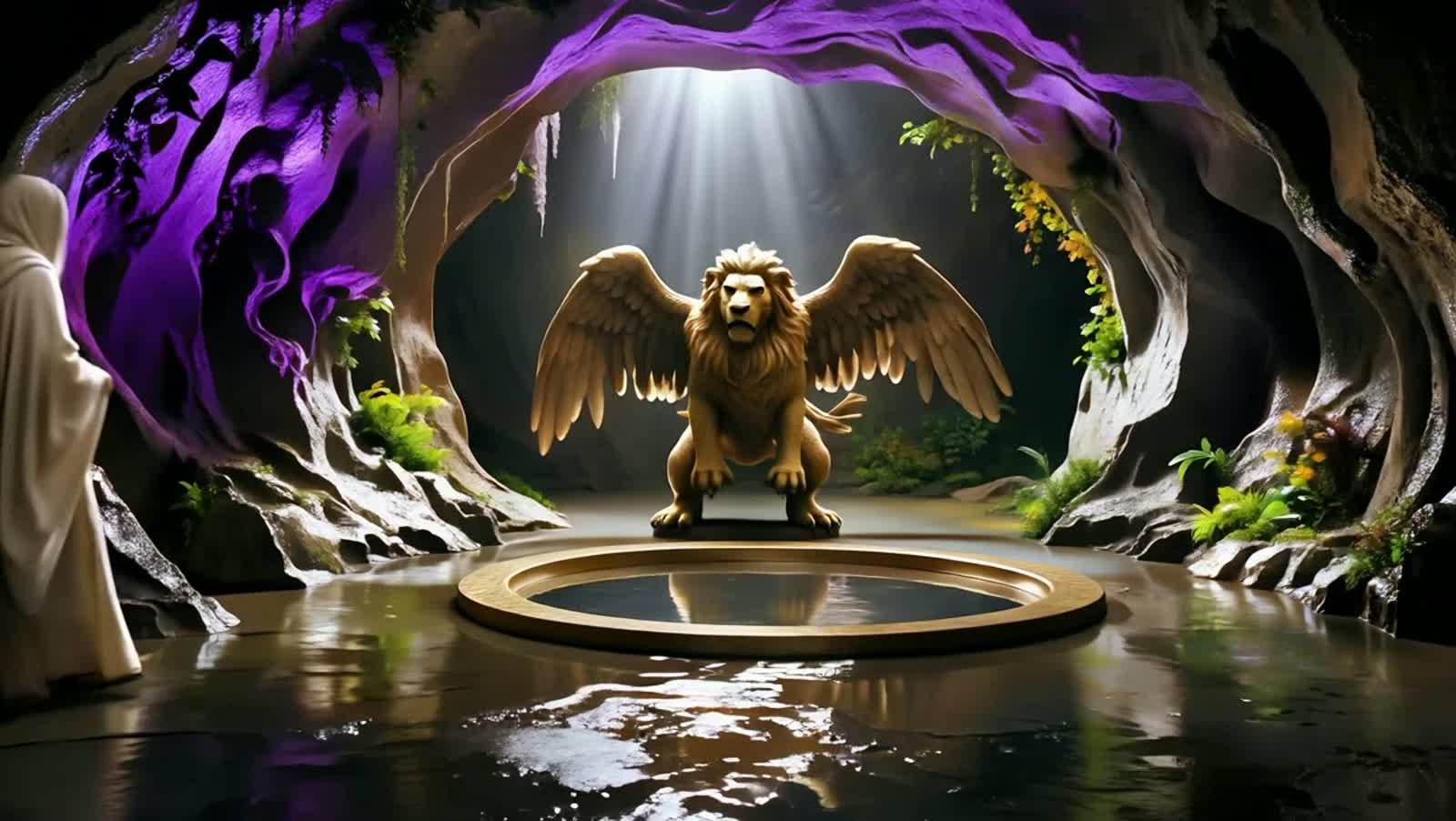 Entrance to the Yesod Temple  
The practitioner visualizes himself entering the ** moon temple**. Key images from the Bo...