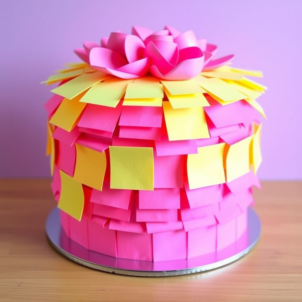 Post-it Cake  by @Lexy Sadie