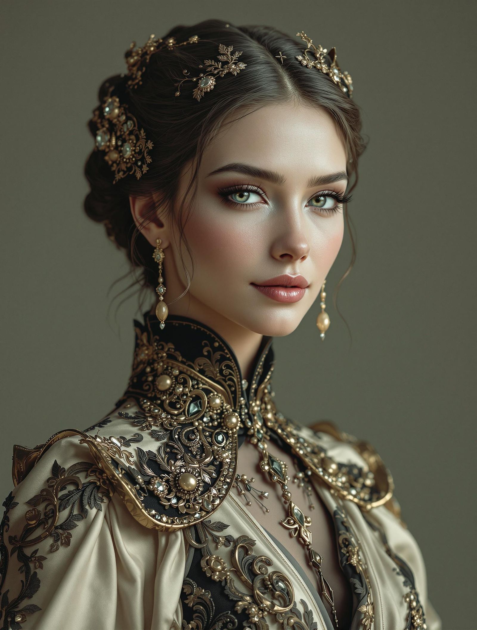 A portrait of a woman