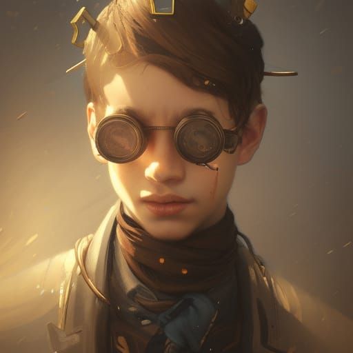 steampunk boy