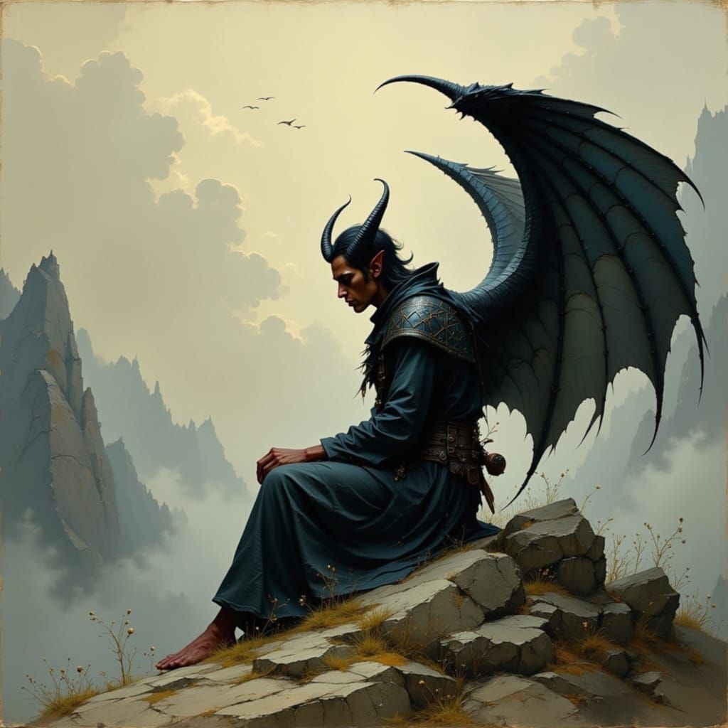 Akimora Tiefling Ponders