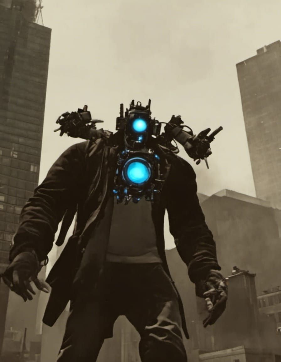 The skibidi toilet titan cameraman