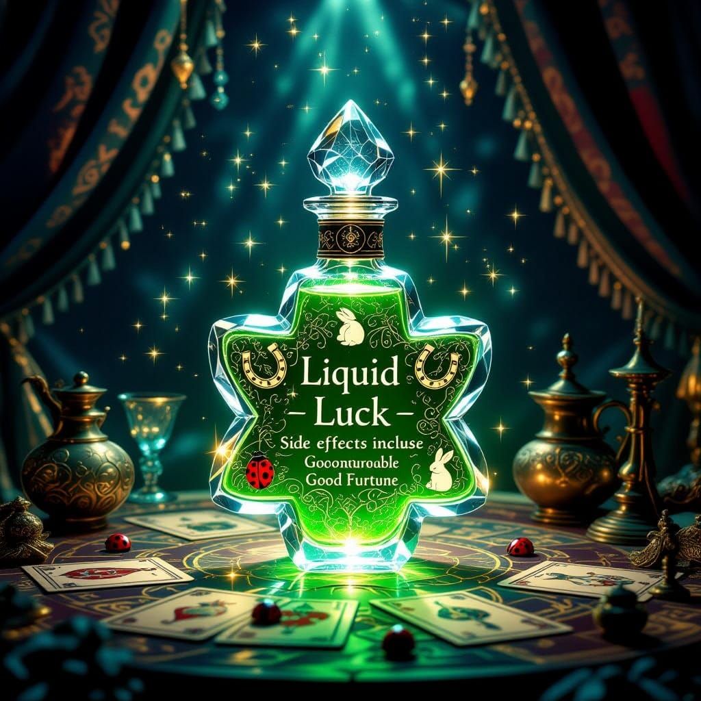 Liquid Luck  by @Jragena