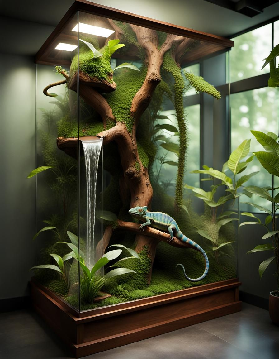 Chameleon Terrarium   by @Colin Davis
