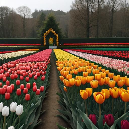Tulip garden