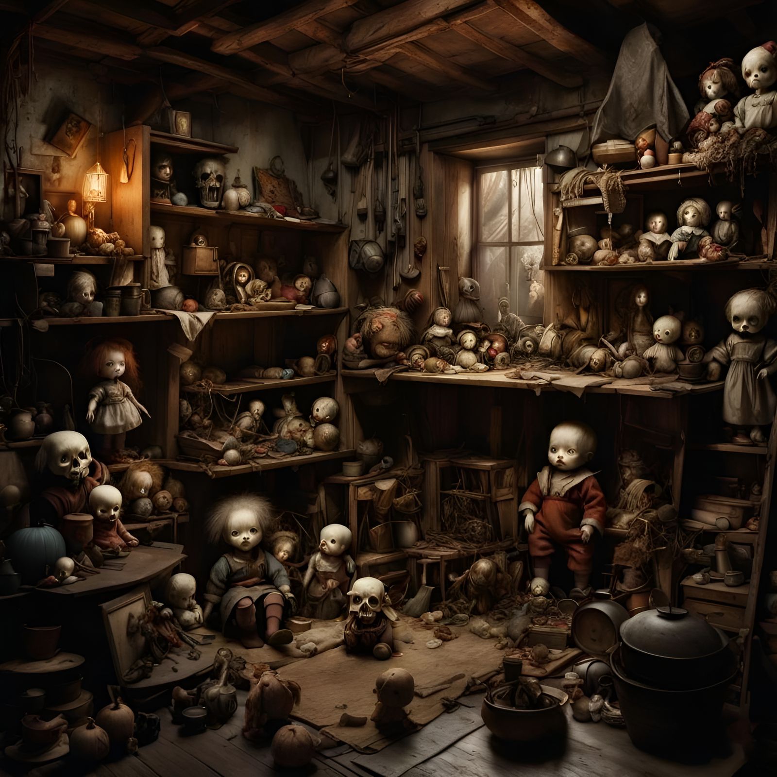 My Grandmother's basement (as I remember it).