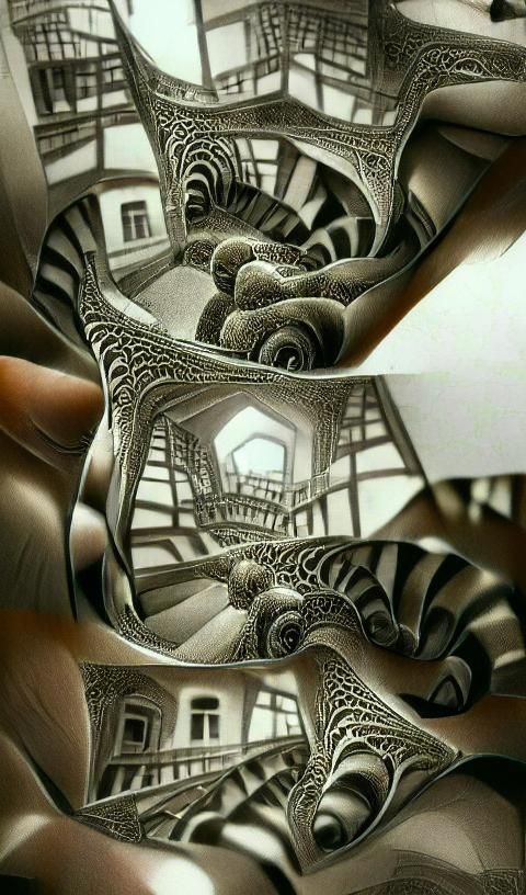 endless staircase leading nowhere