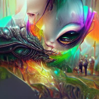 Beautiful alien