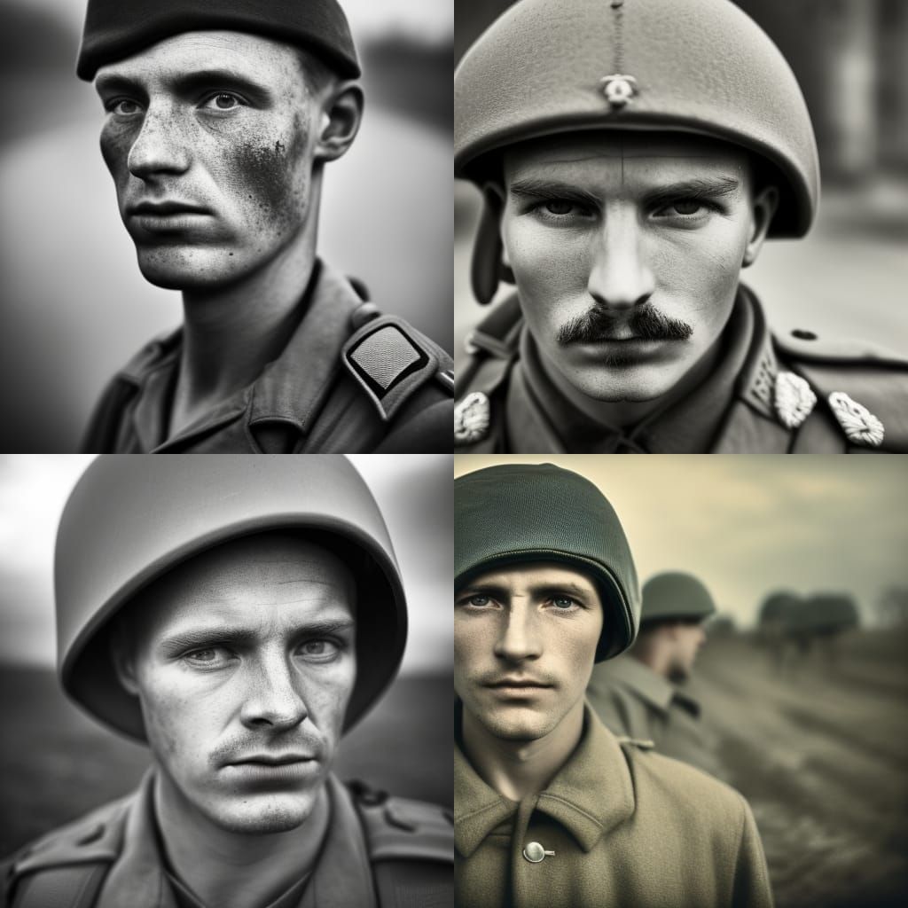 Soldiers in WW2