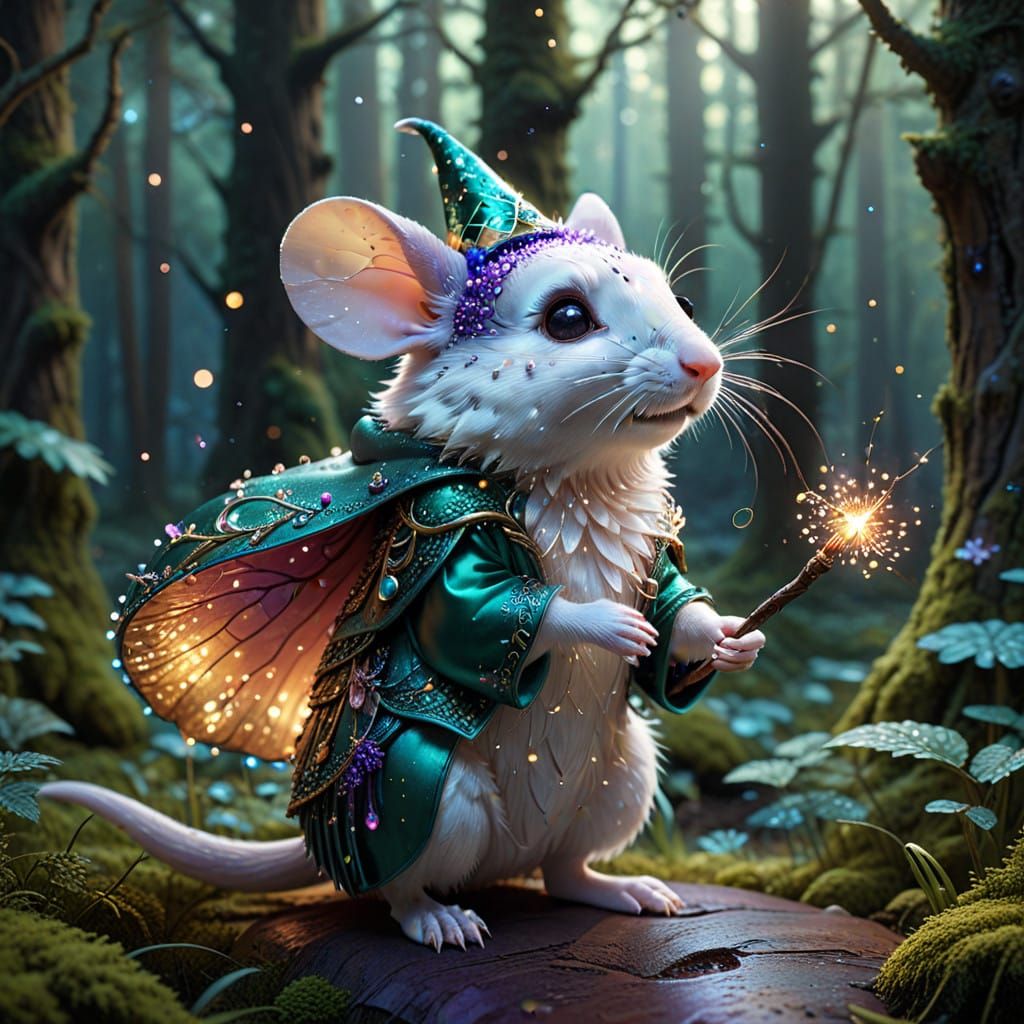 Mouse Fairy  by @Kitcalyx