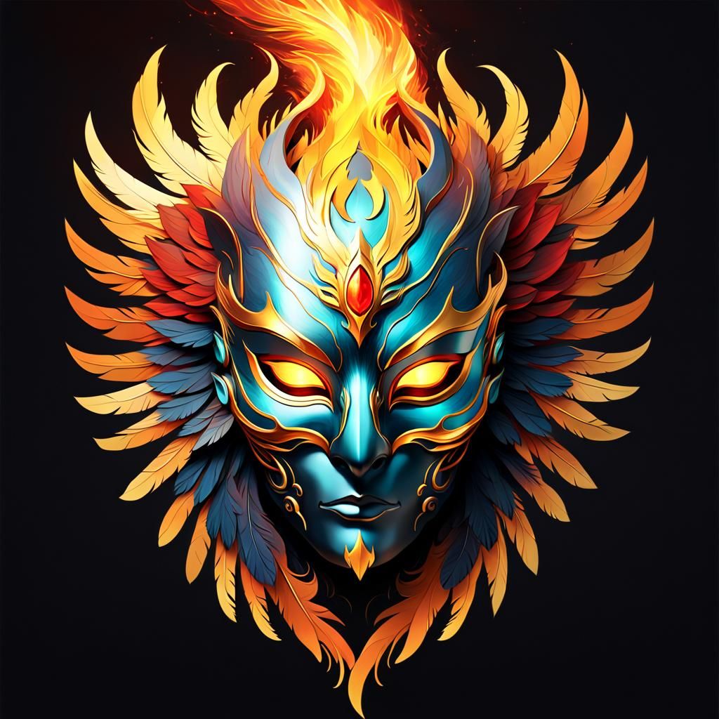 "Phoenix Rebirth Mask"