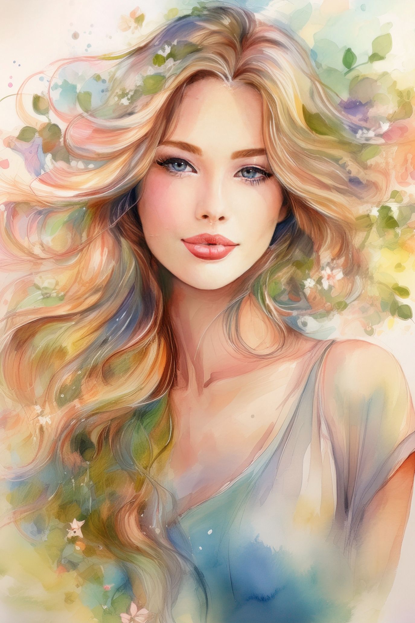 A beautiful portrait of a woman