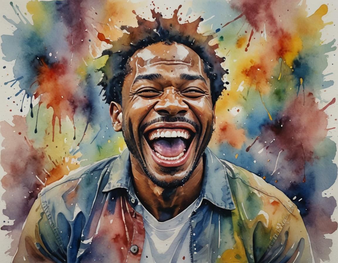 Laughing - Life in all its Color series