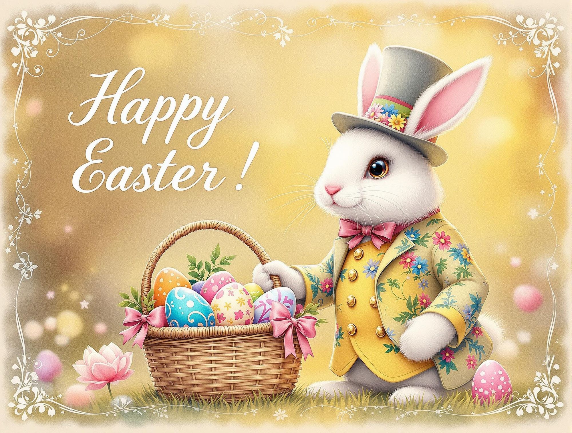 Happy Easter Postcard