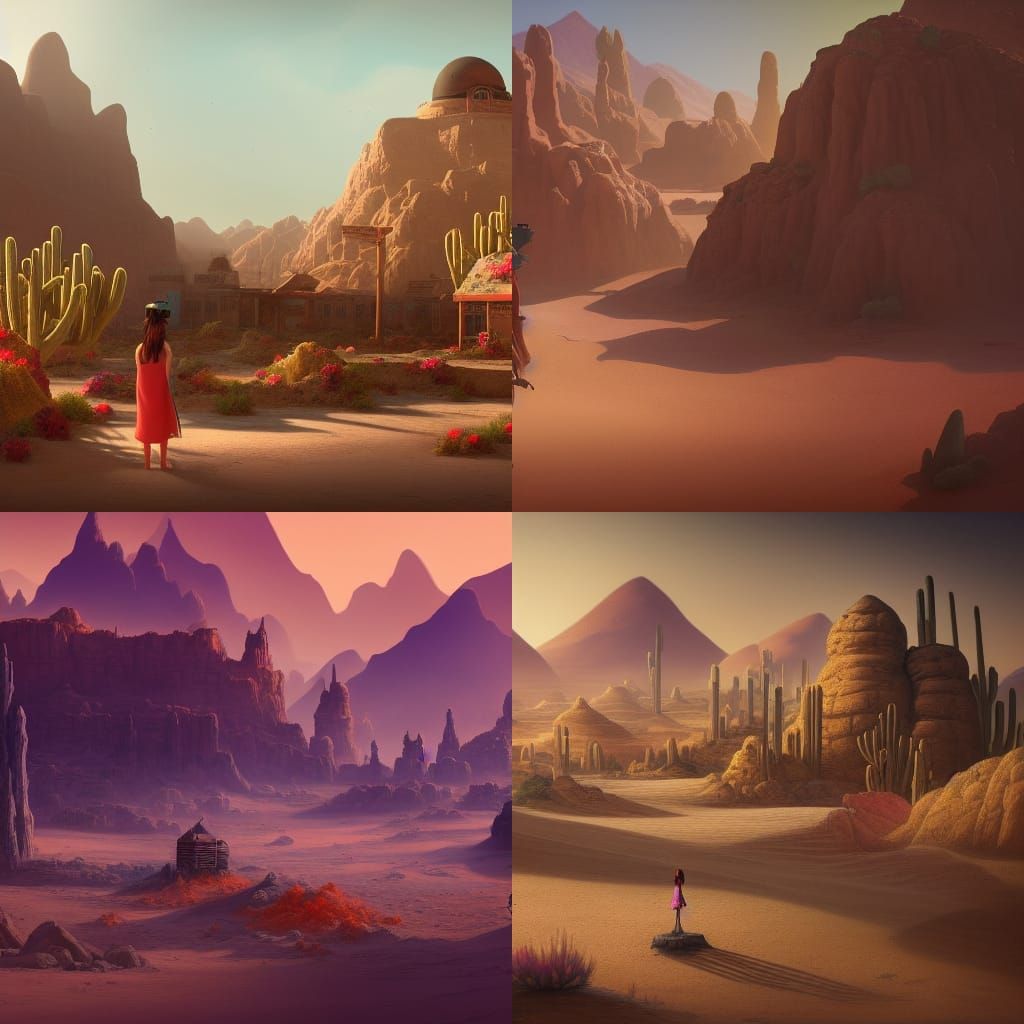 All by yourself in a desert town