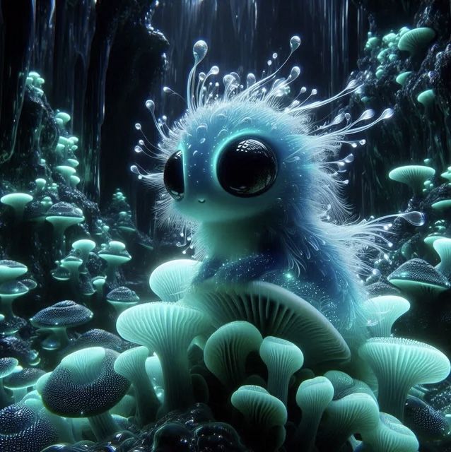 Teeny Tiny Glowing Fluffy Critter