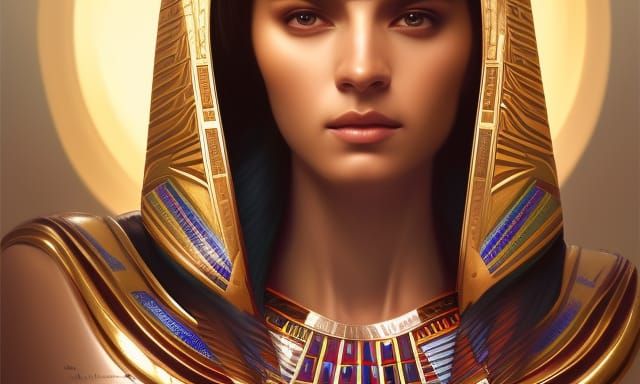 what majestic regal Ancient Futuristic Egyptian A.I. & super...