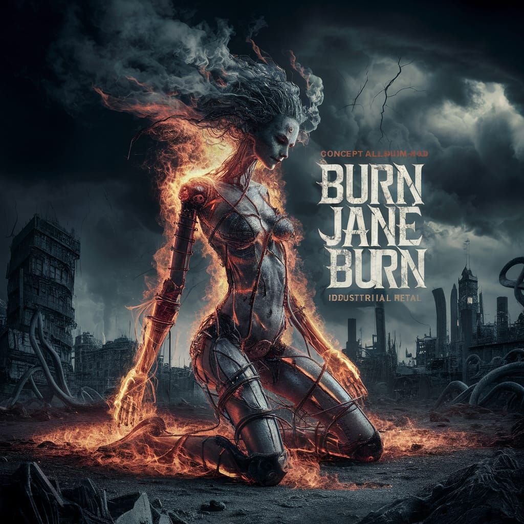 Burn Jane Burn Album Cover  by @Colin Davis