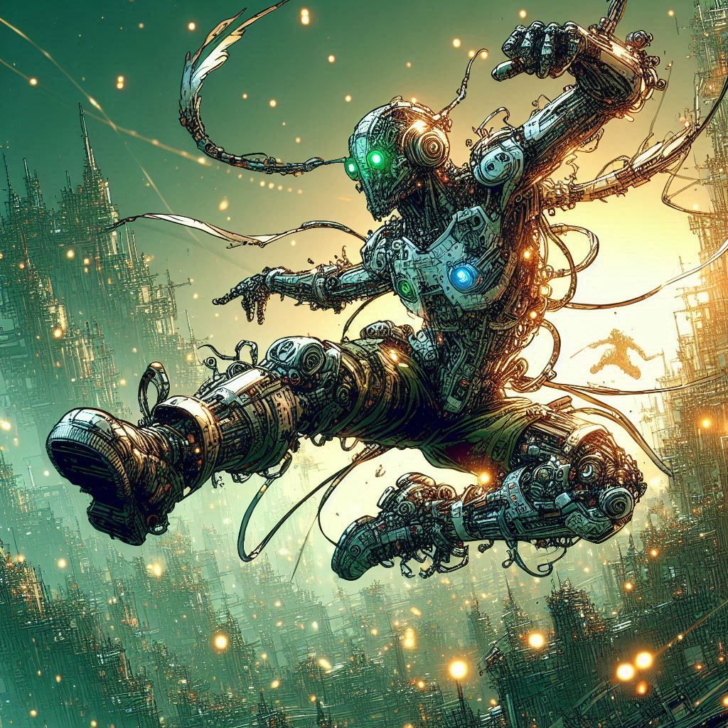 Cyberkungfu  by @Captn Cutlass