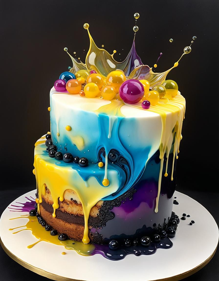 lopsided cake