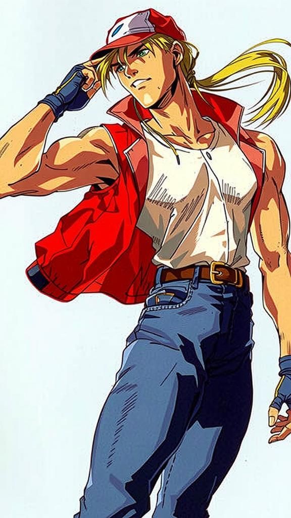Young Ryan Reynolds as Terry Boguard from The King of Fighte...