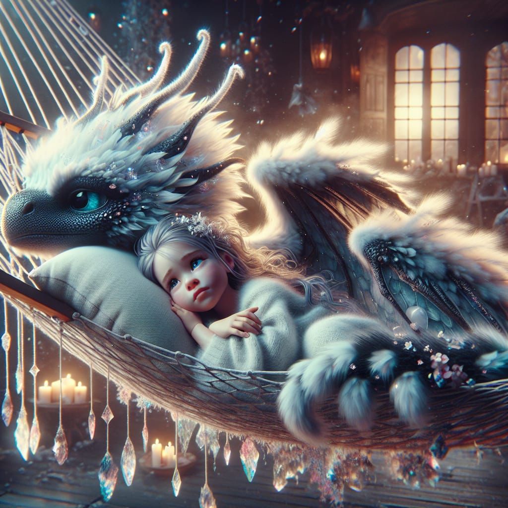 Me and My Dragon Relaxing in the hammock