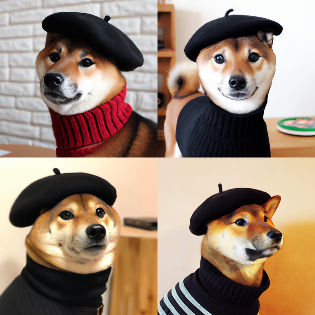 Black shiba inu hat hotsell