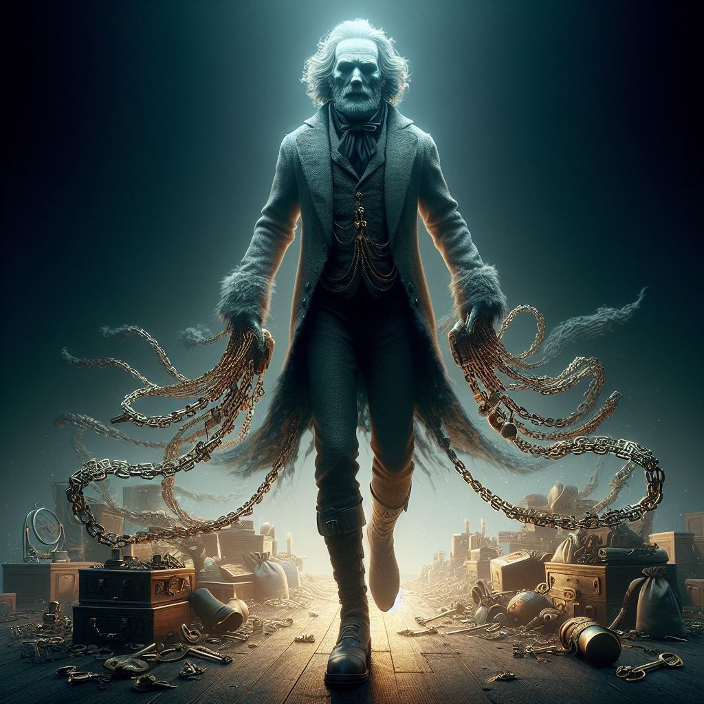 The Ghost of Jacob Marley from "A Christmas Carol"