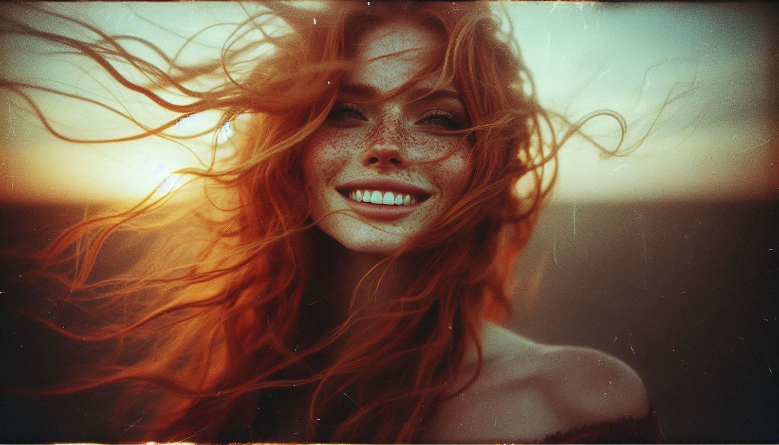 Blazing Grace 🌸🙏 Overlay Vintage Grain