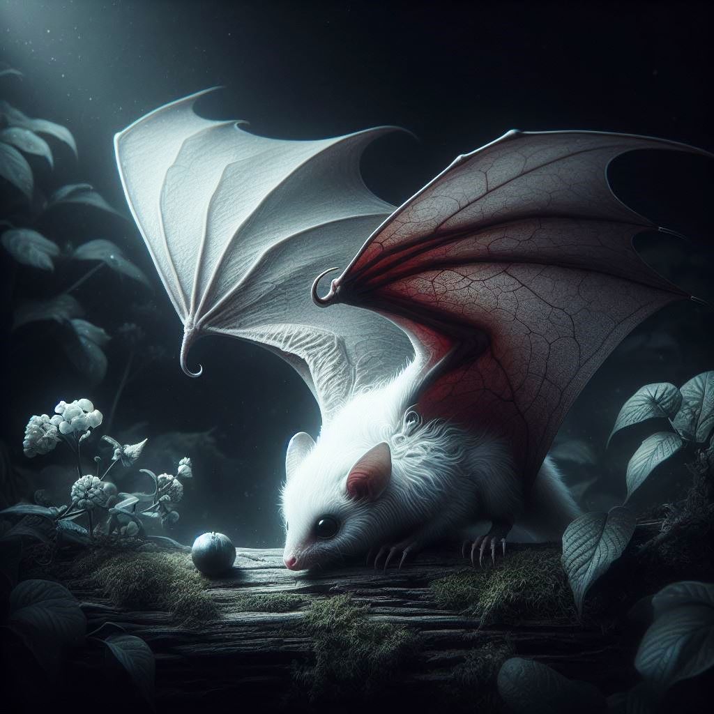 White winged creature