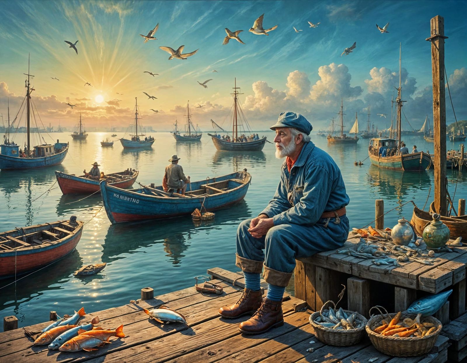 The Fisherman   by @Runway Lights 