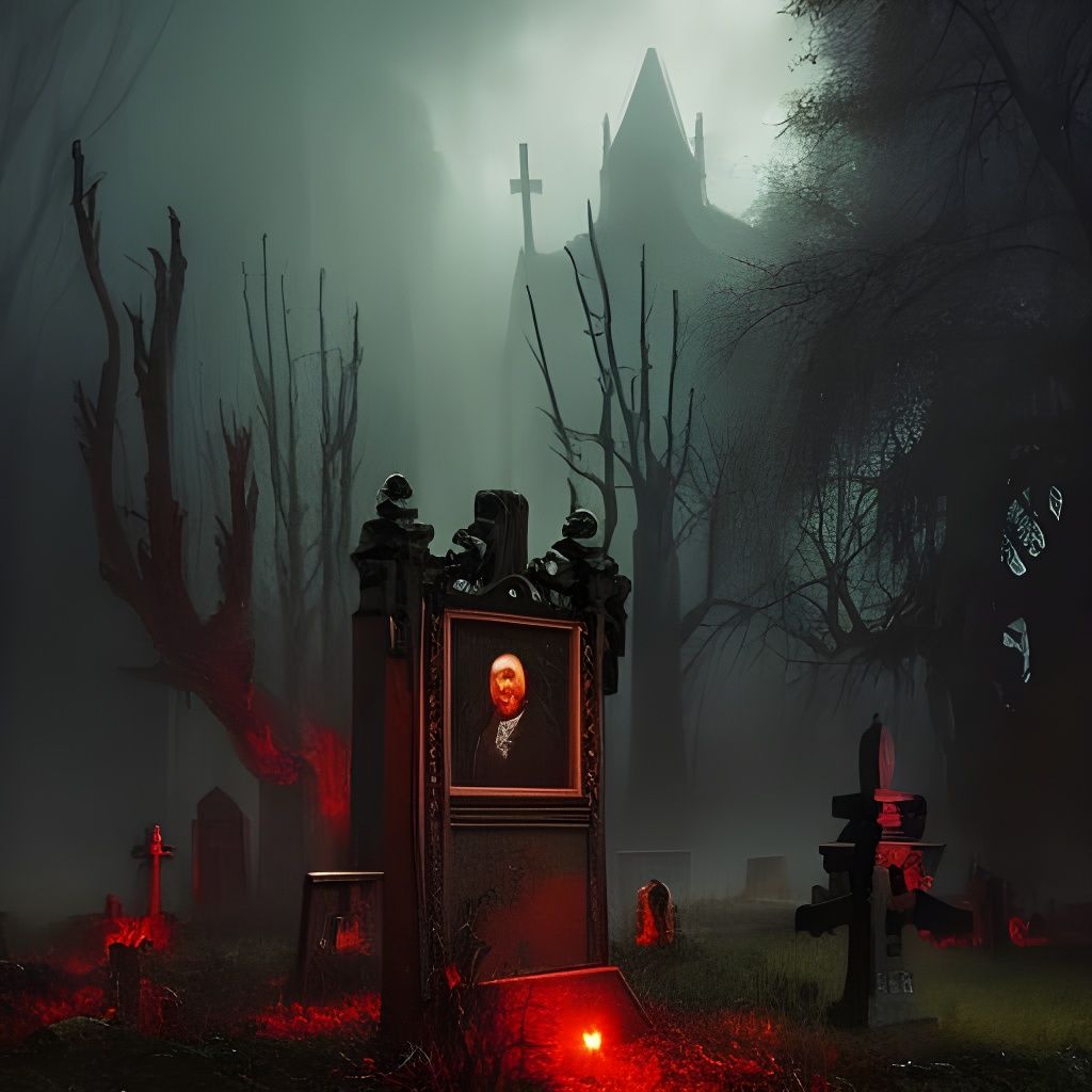 Haunted graveyard