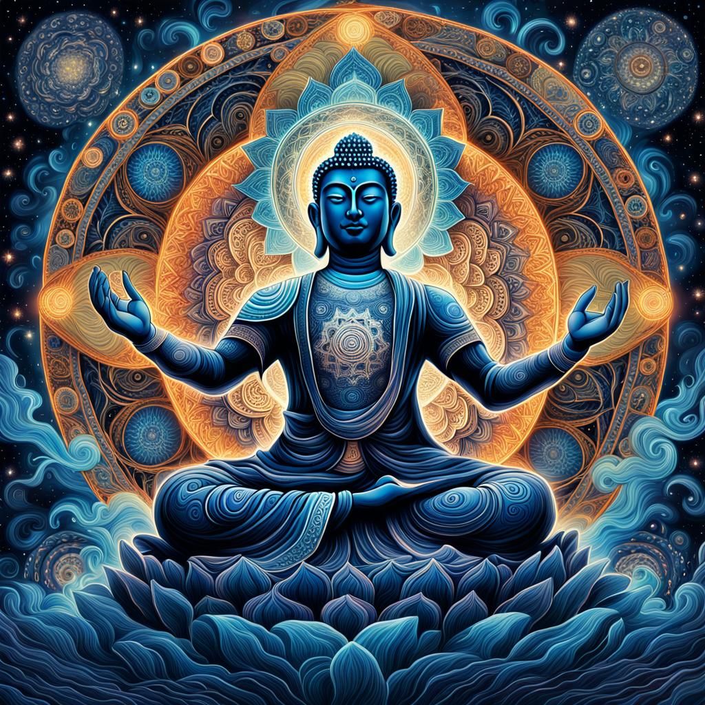 Ethereal Being in Cosmic Fractal Landscape