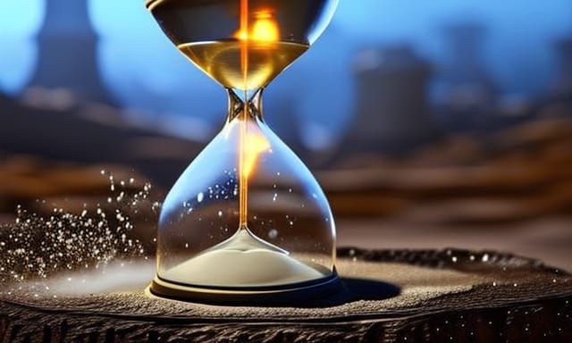 Time is refined by fire  by @Nathaniel DeZago