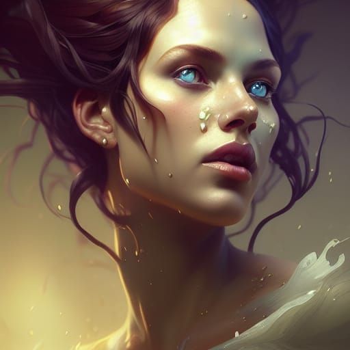 Queen Merideth head and shoulders portrait, 8k resolution co...