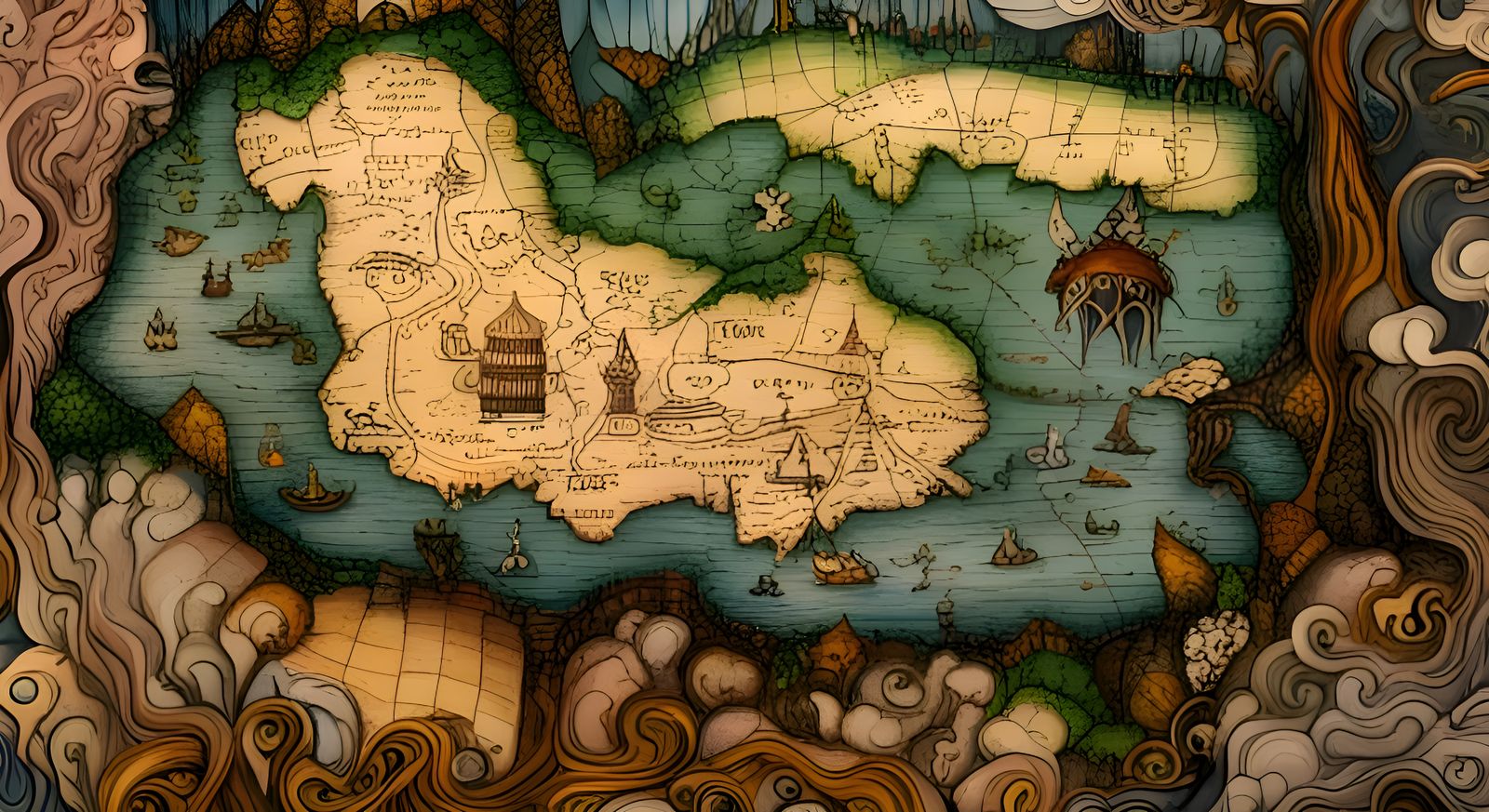 Map To The Faerie Isle