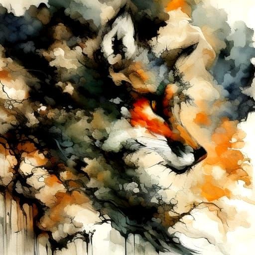 kitsune  by @NectarinePie