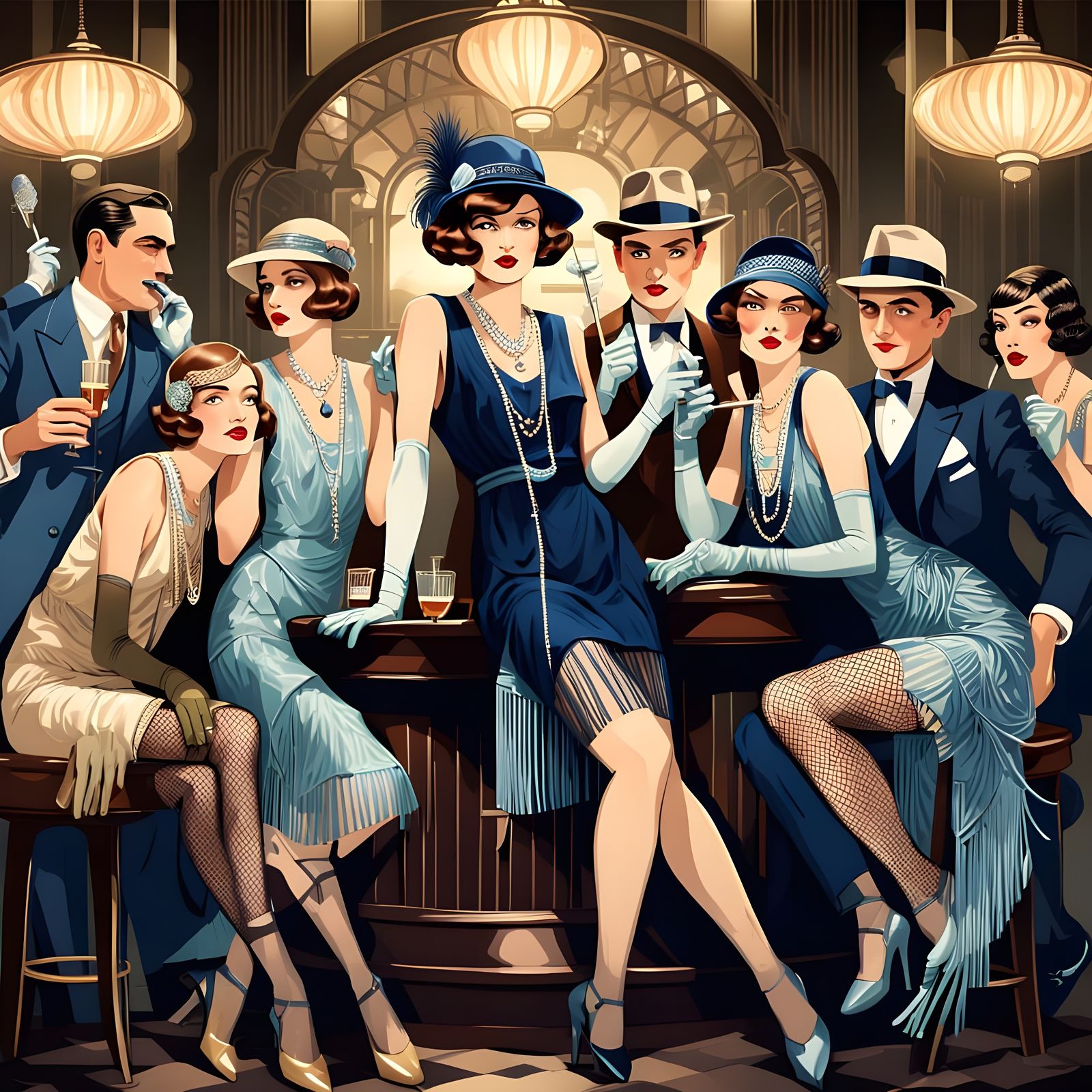 Roaring twenties Speakeasy  by @Kandy Kane