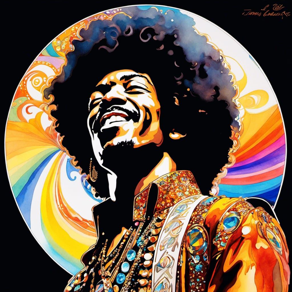 Jimi Hendrix Lucy In The Sky With Diamonds Pinball Wizard Tommy Black 