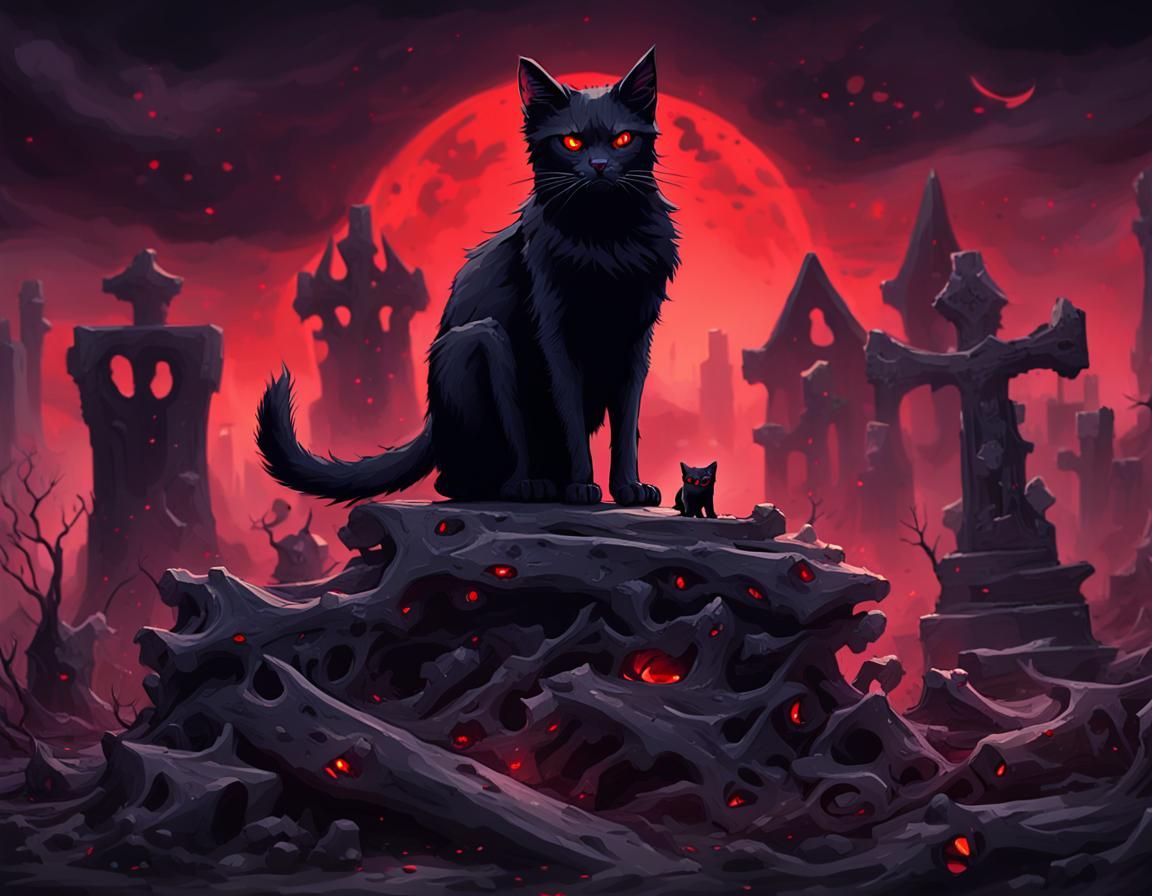 Create a dark fantasy illustration in the style of Brom, known for his