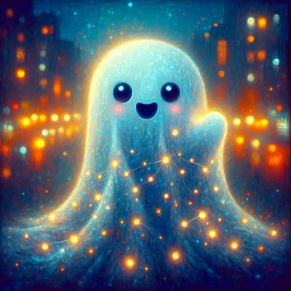 Happy glitter ghost 👻✨