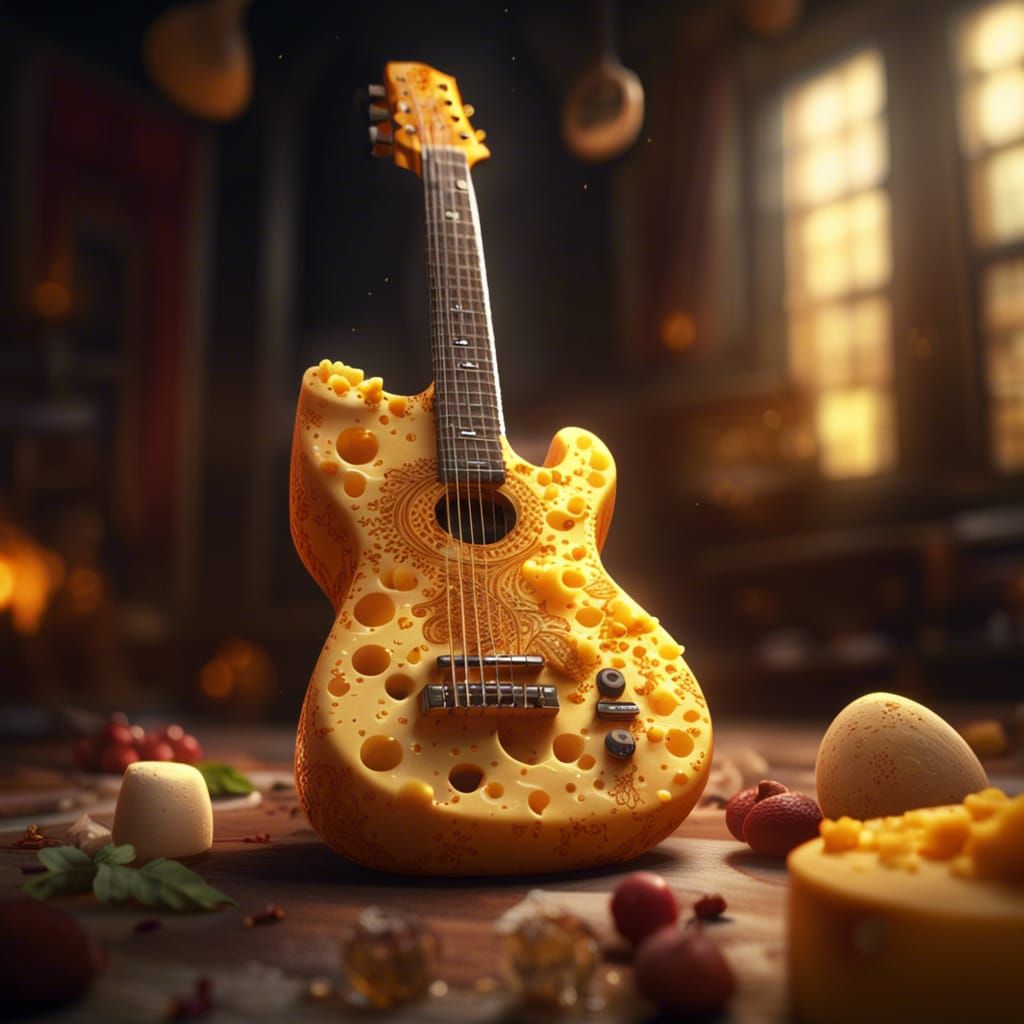 Cheesy guitar  by @Kidcatkiller