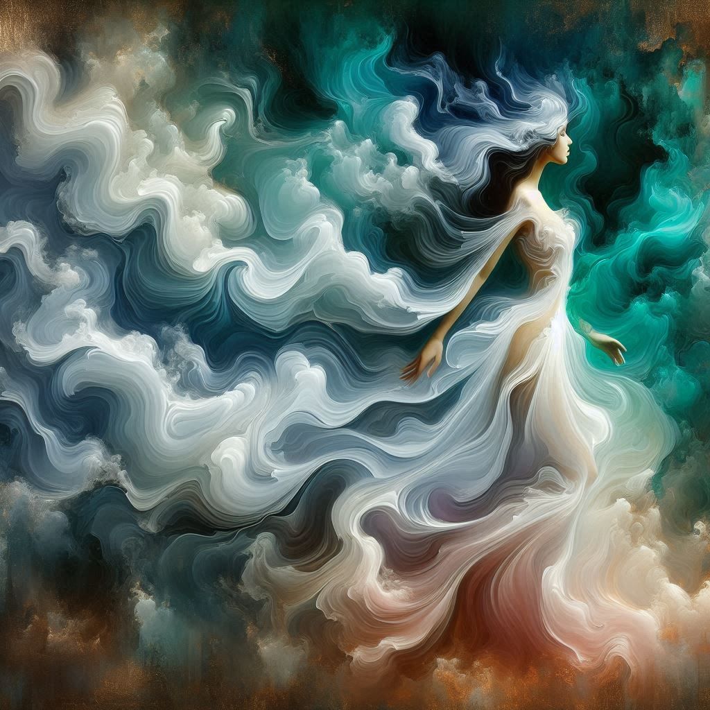 Woman dancing with the life 6