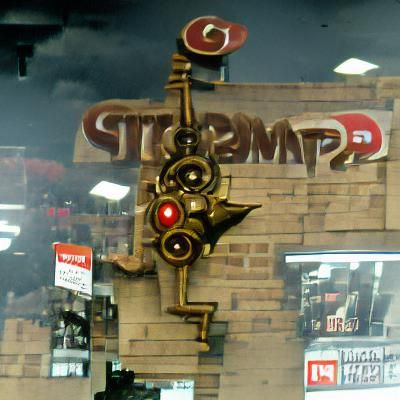 GameStop sign steampunk