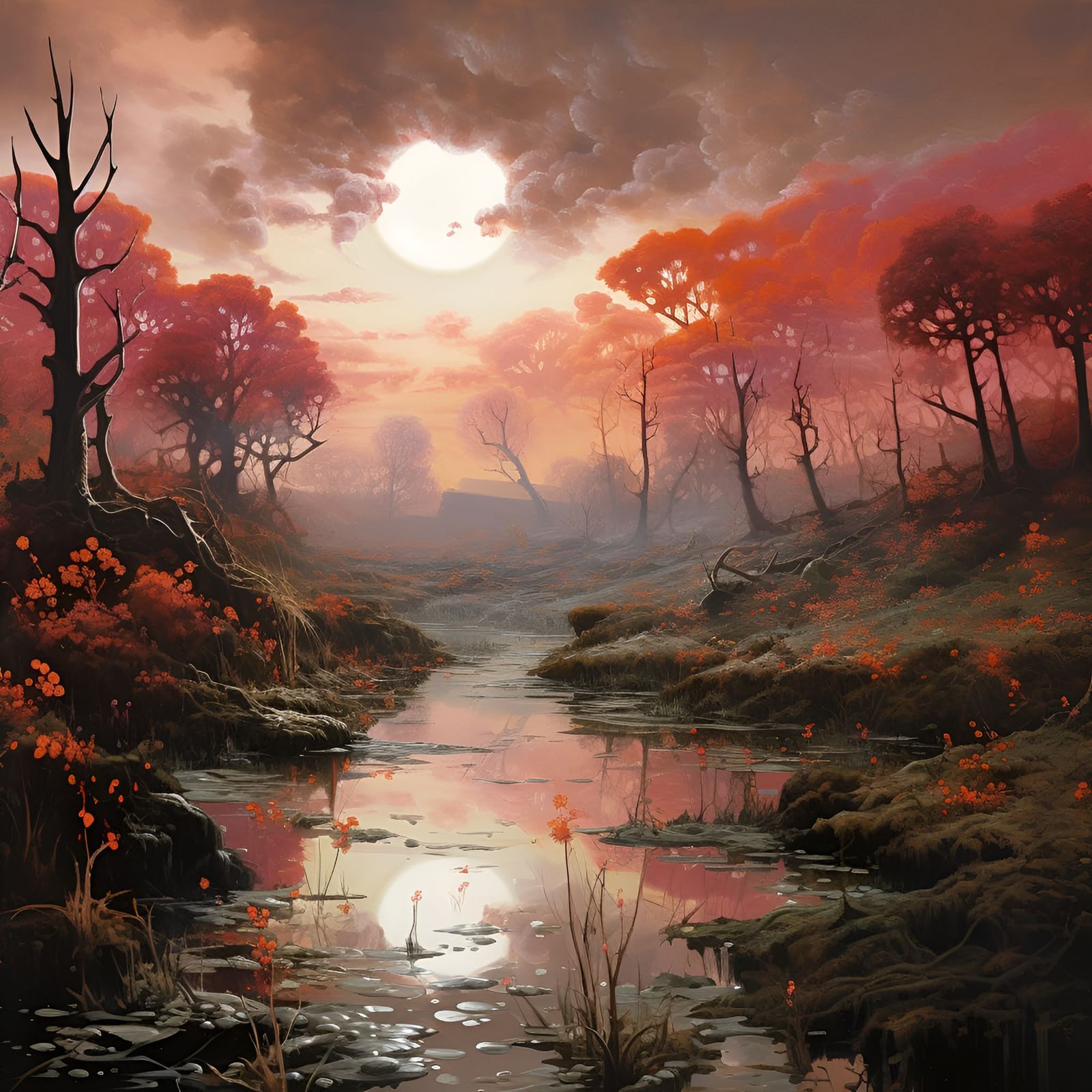 Pink trees make me sneeze