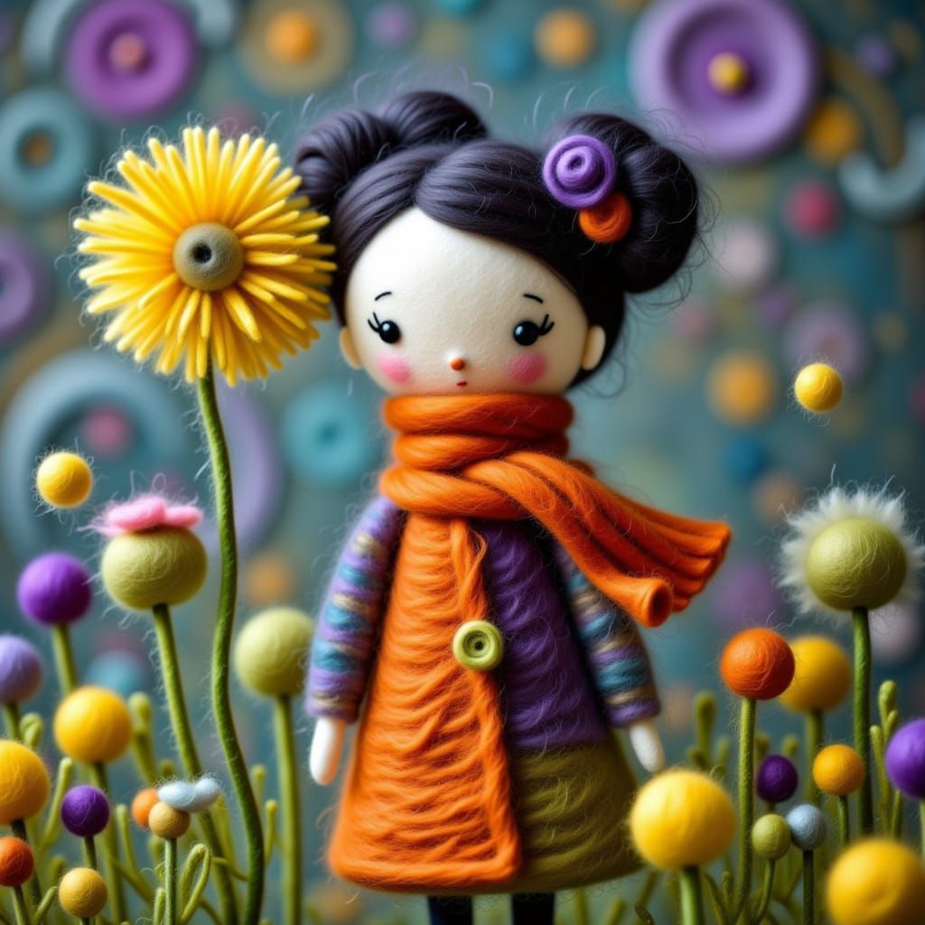 felt doll  by @Hiddentalent