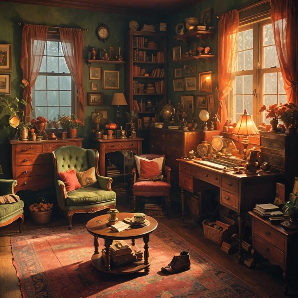 The Living Room – AI Generated Artwork – NightCafe Creator