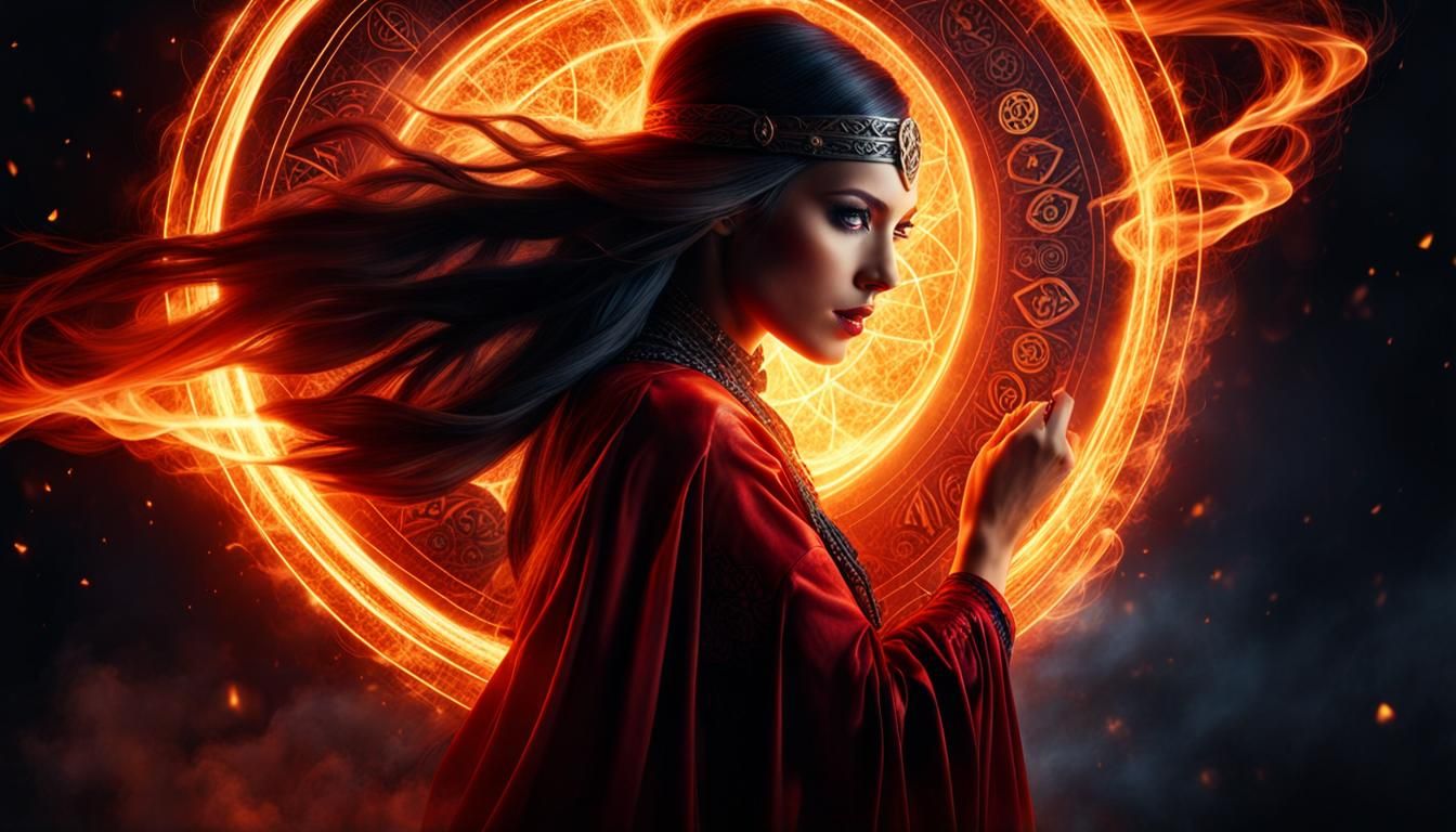 Fire Runes 2 - AI Generated Artwork - NightCafe Creator