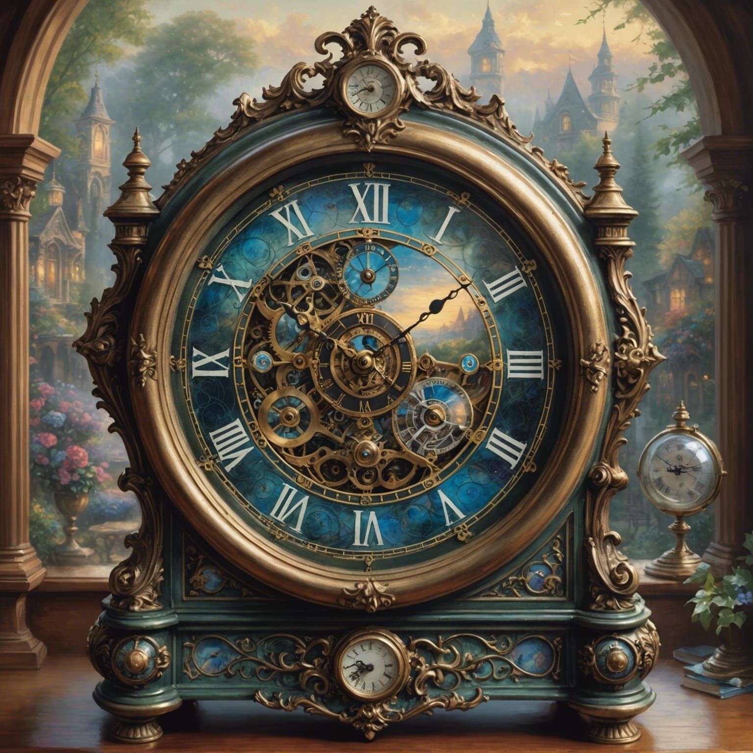 Anatomy of a vintage clock.   by @Kbolton 